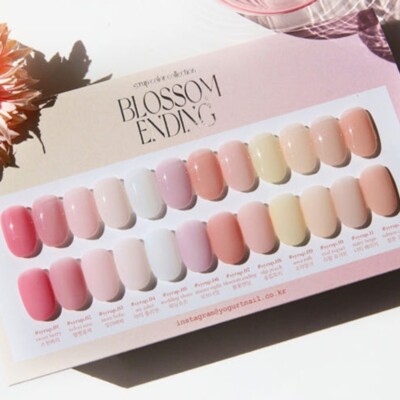 Yogurt Gel Blossom Ending Syrup Gel 12 Color Gel Nail Polish K-Beauty