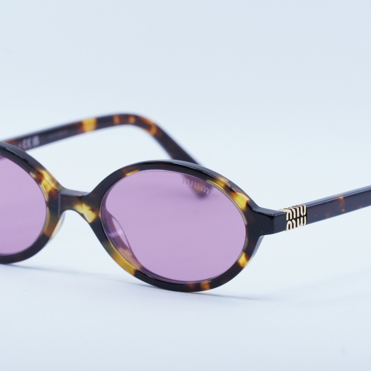 MIU MIU MU04ZS VAU50D Honey Havana/Bordeaux Mirrored 50-18