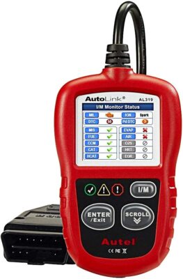 AL319 Automotive Code Reader OBD2 Scanner Car Check Engine Fault Diagnostic Tool
