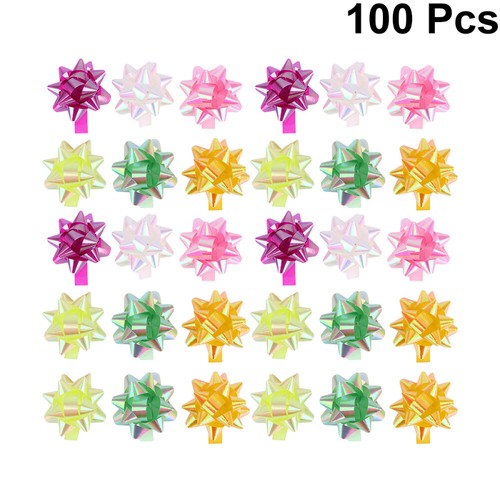 100 Pcs Bänder Und Sterne Blumen Geschenk-Kasten-Ornament Geschenkkoffer