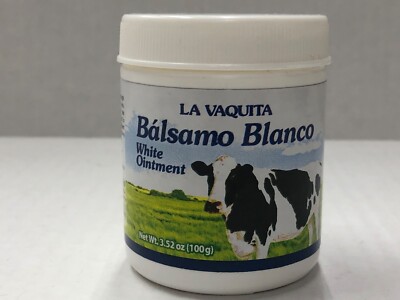 NEW La Vaquita BALSAM White Ointment  BALSAMO BLANCO 3.52oz 100g