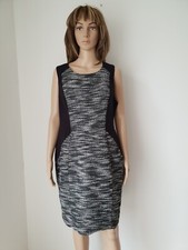 ❤️ Size 14 NEW LOOK black work everyday smart tailored pencil dress 924