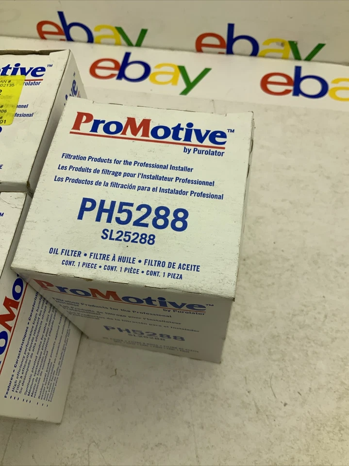 5 peças filtros de óleo do motor ProMotive PH5288 Buick Cadillac Chevrolet Isuzu Jeep - Imagem 3 de 4