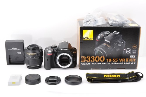 Top Mint in Box Nikon D3300 24.2 MP Digital SLR Camera W/ 18-55 Lens JAPAN #FB14 - Picture 2 of 12