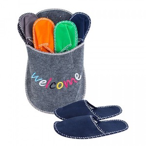 washable guest slippers