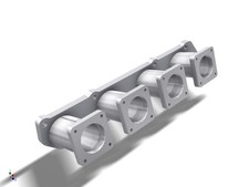 Vauxhall C20XE Inlet Manifold to suit Jenvey SF Throttle Bodies