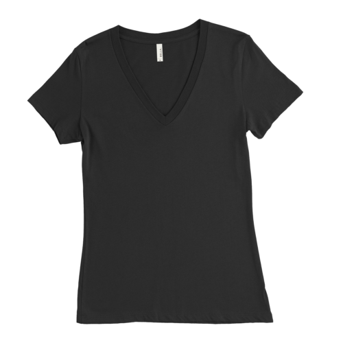 BELLA + CANVAS Womens V-Neck Short Sleeve Jersey T Shirt XS to 2XL 6405/6405CVC - Picture 9 of 20