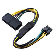 24-Pin to 8-Pin 18AWG ATX Power Supply Adapter Cable for Dells