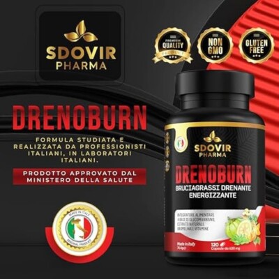 Bull Burner Brucia Grassi Potenti Veloci, Drenante Forte Dimagrante Efficace 120 Capsule Per Dimagrire Velocemente Donna E Uomo Con Glucomannano Carnitina Bromelina Te Verde Prodotto In Italia