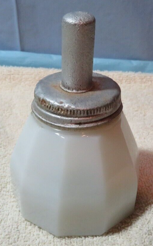 Vintage Sanford Paste Well Milk Glass Paste Jar 825 5 1/2 oz.