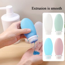 Silicone Bottles Travel Cosmetics Portable Containers Shampoo Lotion Cream Tube  