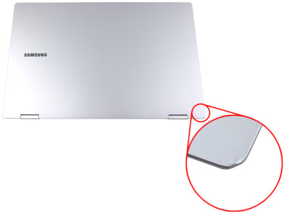 SAMSUNG GALAXY BOOK2 PRO 360 NP950QED LCD COVER ASSEMBLY BA98-03231B ***DENT***
