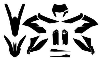 KTM Freeride 250 350 2012 13 14 15 16 17 18 2019 Vector Graphics
