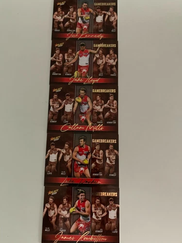 2021 AFL SELECT FOOTY STARS GAMEBREAKERS TEAM SET (5) CARDS (YOU CHOOSE ) - Picture 17 of 19