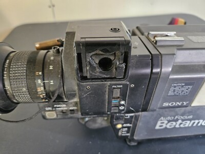 Sony BetaMovie BMC-220 Betamax Camcorder Video Recorder Untested