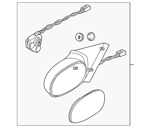 Genuine GM Mirror 22707327