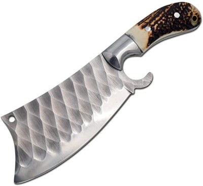 10'' Butcher Knife D2 Steel Meat Cleaver Professional Chef Kitchen Knife