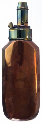 19TH CENTURY  POWDER FLASK FOR A CASED PISTOL . #10098 - Picture 1 of 4