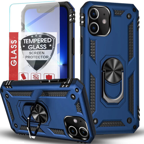 Für iPhone 11/11 Pro Max Hülle Handyhülle Stoßfest Ständer + Hartglas - Bild 16 von 53