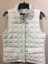 kenneth cole reaction Ladies Size Medium Quilted Cream Vest