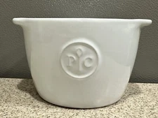 Pampered Chef Ceramic Breakfast Sandwich Maker/Egg cooker No Lid EUC