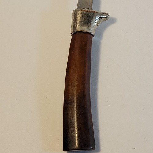Vintage MCM Fleischgabel mit Bakelitgriff Edelstahl 10" Tranchiergabel - Bild 5 von 14