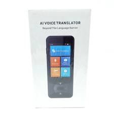 AI Voice Translator W10 127 Languages 3" Touchscreen Used