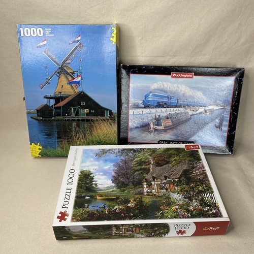 Lote de 15 rompecabezas 200 500 1000 piezas regalo de Navidad hobby sin marcar - Imagen 16 de 24