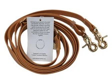 Sunny Tails CLOUD Dog Leash~4 in 1 Hands Free Leash / 8.5 ft/ Long / tan