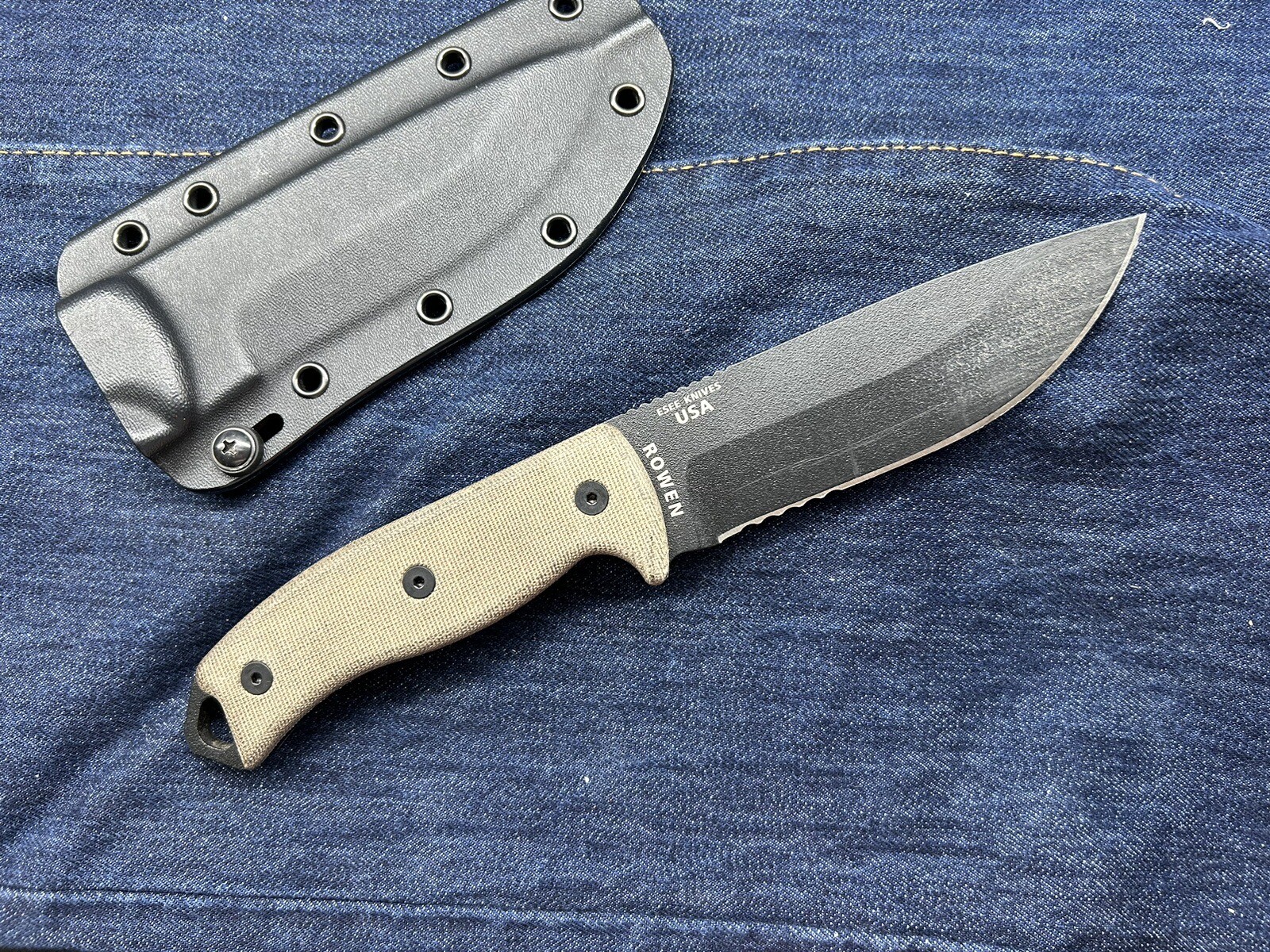 ESEE ES5PKOOD 5.25 inch Survival Knife eBay