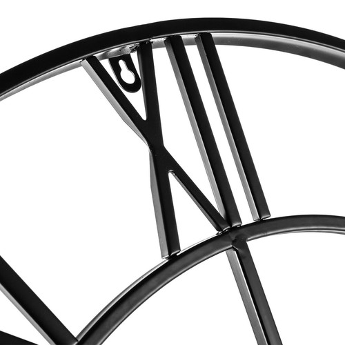 40/60/78cm Roman Numerals Skeleton Wall Clock Big Giant Open Face Round Home - Picture 5 of 14