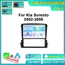 Android CarPlay Car Radio For Kia Sorento BL GPS Stereo Multimedia Player Screen