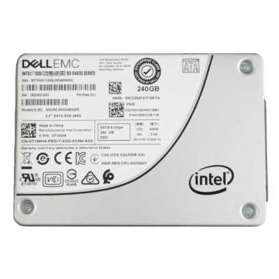 Intel DC S4610 240GB SSD DELL 2.5'' SATA 6GB/s Solid State Drive SSDSC2KG240G8R