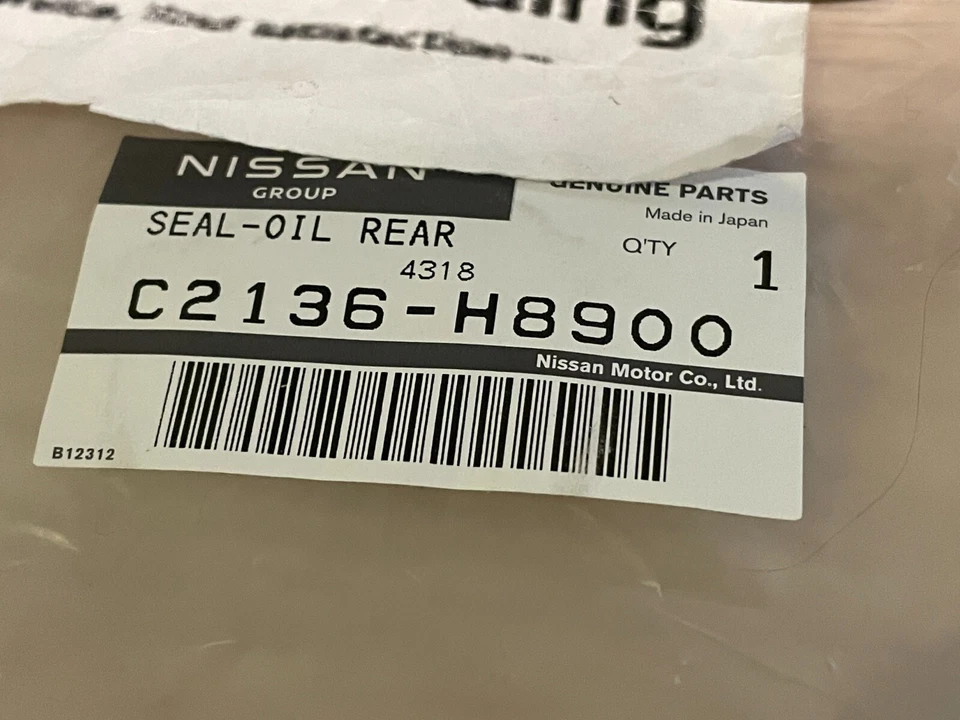 Nissan Genuine B110 B210 B310 Datsun 1200 Gearbox Rear Extension Oil Seal Large Foto 3 de 4