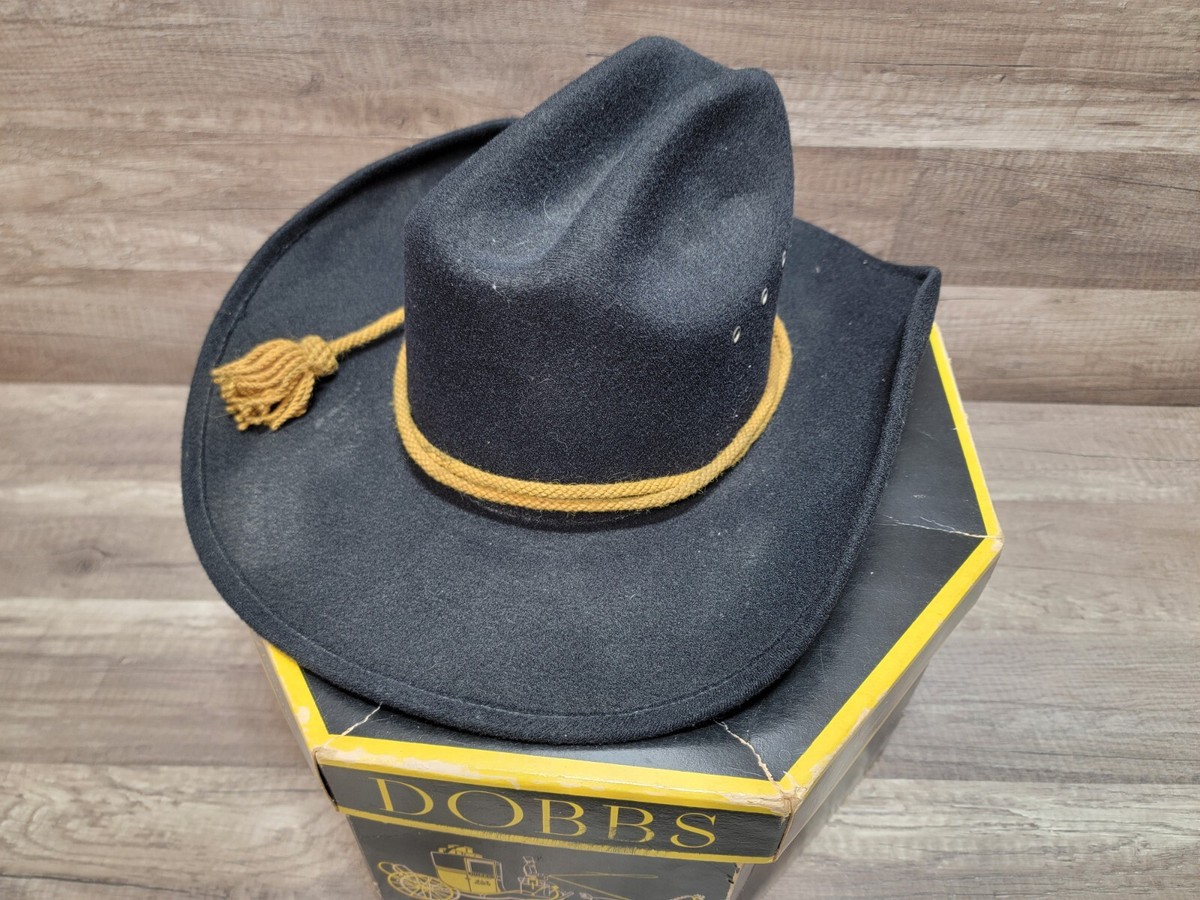 Dobbs 5th Avenue 50's ヴィンテージハット Vintage 50s Dobbs 5th Avenue Black Western Hat With Original