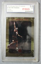 Tim Thomas 1997 Upper Deck SP Authentic Rookie Basketball Card #107 PRO 9 Mint. rookie card picture