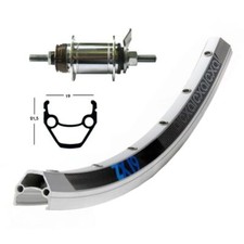 Hinterrad 36 Loch Nabendynamo 28x1.75 WINORA ZX 19 SHIMANO DH 3N80 QR 109 MM (62