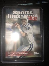 Peyton Manning  2006 Topps Total Sports Illustrated For Kids  Football Card #9