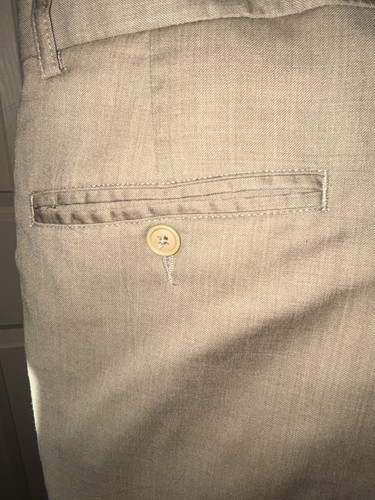 Men’s Pants Sz 36x32 Tan By Jos. A. Bank Great Condition - Picture 5 of 10