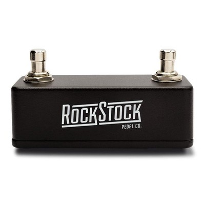 Rock Stock Dual Foot Switch Pedal - Versatile TRS Auxiliary Guitar Pedal - Ex...