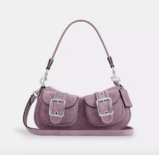 Coach Ashton Bag suede/Silver/Light Violet