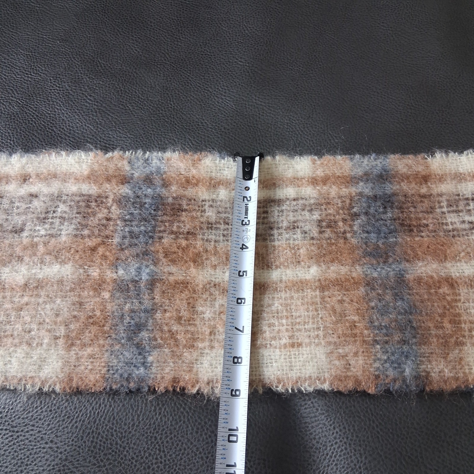 Donegal Design Scarf Mohair Wool Plaid Tartan Handcrafted Ireland Heritage Ski image 8