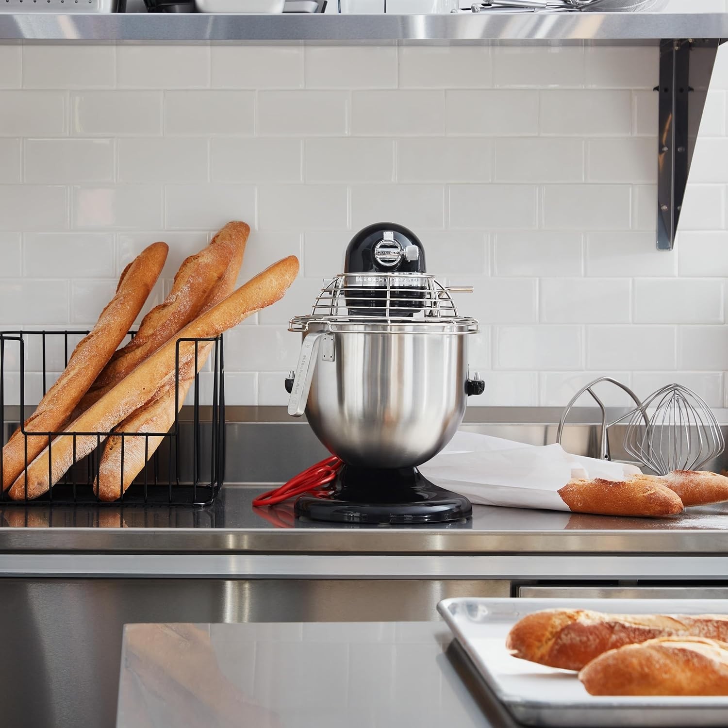 KitchenAid Commercial Series 8 Quart Bowl-Lift Stand Mixer with Stainless Steel