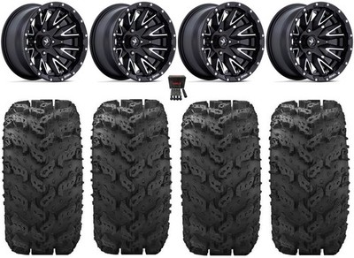 MSA Creed 14'' Wheels Machined 30'' Reptile Tires Can-Am Defender