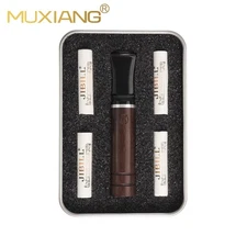 MUXIANG 25 Ring Wooden Cigar Mouthpiece Holder Tips E Shape 10mm 8mm Filters
