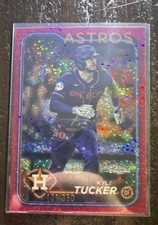 2024 Topps Chrome - Kyle Tucker #112 Magenta Speckle Refractor /350