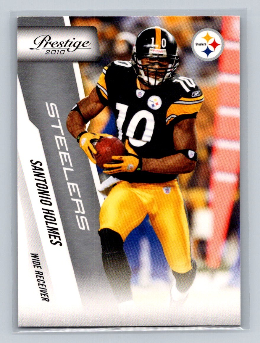 2010 Panini Prestige #159 Santonio Holmes Pittsburgh Steelers