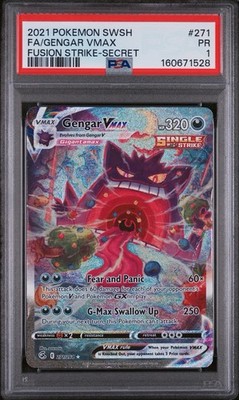 Gengar VMAX (Alternate Art Secret) 271/264 Swsh08: Fusion Strike