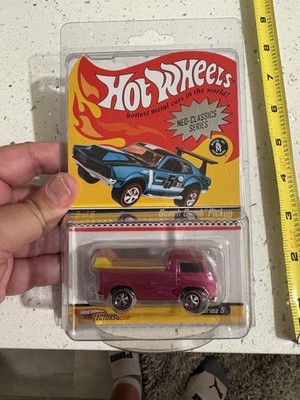 Hot Wheels RLC Neo-Classics VW Beach Bomb Pickup Pink Diecast Car Series 5 #6