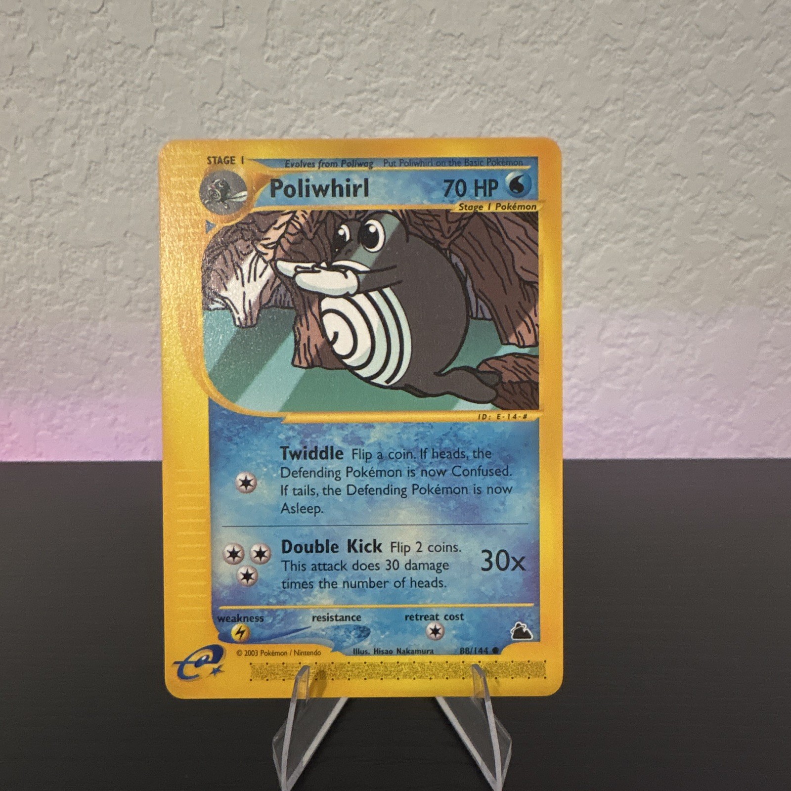 The Pokémon Company Pokémon TCG Poliwhirl 88/144 Skyridge 2003 C Eng